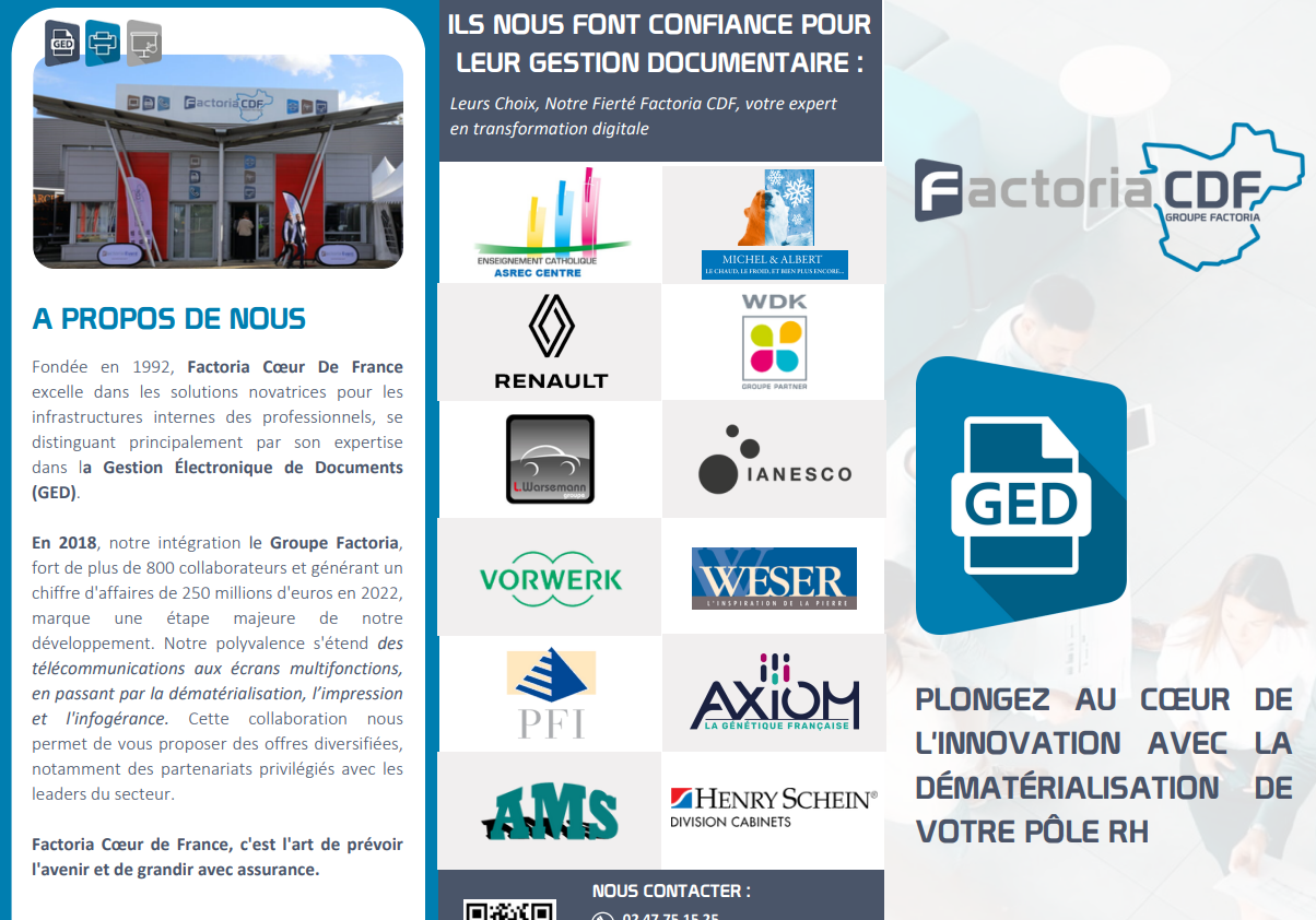 Brochure commerciale